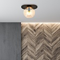 Emibig Emibig PLAZA 1 BLACK/MIODOWY - Moderne Deckenlampe für stilvolle Beleuchtung