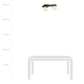 Emibig Emibig PLAZA 2 BLACK/MIODOWY - Moderne Deckenlampe für stilvolle Beleuchtung