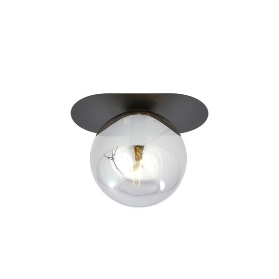 Emibig Emibig PLAZA 1 BLACK/GRAFIT - Moderne plafondlamp voor sfeervolle verlichting