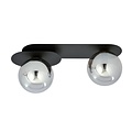 Emibig Emibig PLAZA 2 BLACK/GRAFIT - Modern ceiling lamp for stylish lighting