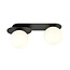 Emibig Emibig PLAZA 2 BLACK/OPAL - Lámpara de techo moderna para una iluminación elegante