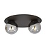 Emibig Emibig SOLAR 2 BLACK/GRAFIT - Minimalist ceiling lamp for any space