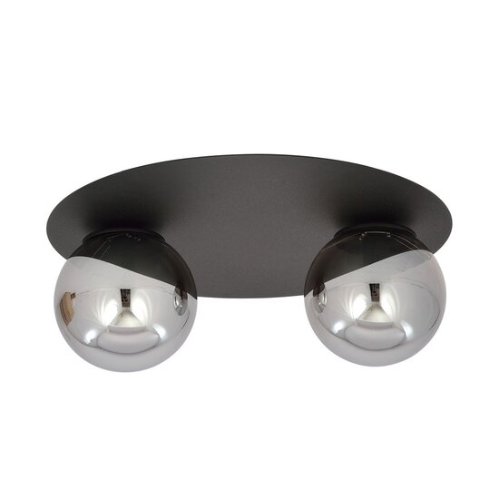 Emibig Emibig SOLAR 2 BLACK/GRAFIT - Lámpara de techo minimalista para cualquier espacio