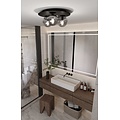 Emibig Emibig SOLAR 3 BLACK/GRAFIT - Minimalist ceiling lamp for any space