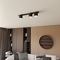 Emibig Emibig NANO 3 BLACK - Minimalist ceiling lamp for modern interiors