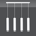 Emibig Emibig KIBO 4 WH/CHROME - Moderne Pendelleuchte für jeden Raum