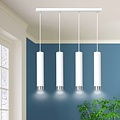 Emibig Emibig KIBO 4 WH/CHROME - Moderne Pendelleuchte für jeden Raum