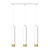 Emibig Emibig KIBO 3 WH/GOLD