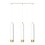 Emibig Emibig KIBO 3 WH/GOLD - Lampe suspendue moderne pour un éclairage élégant