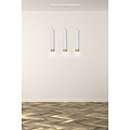 Emibig Emibig KIBO 3 WH/GOLD - Lámpara colgante moderna para una iluminación elegante