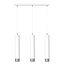 Emibig Emibig KIBO 3 WH/CHROME - Modern pendant lamp for stylish lighting