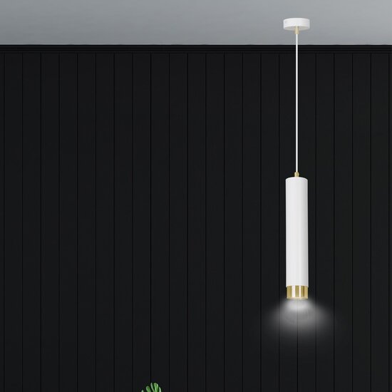 Emibig Emibig KIBO 1 WH/GOLD - Lámpara colgante moderna para una iluminación elegante