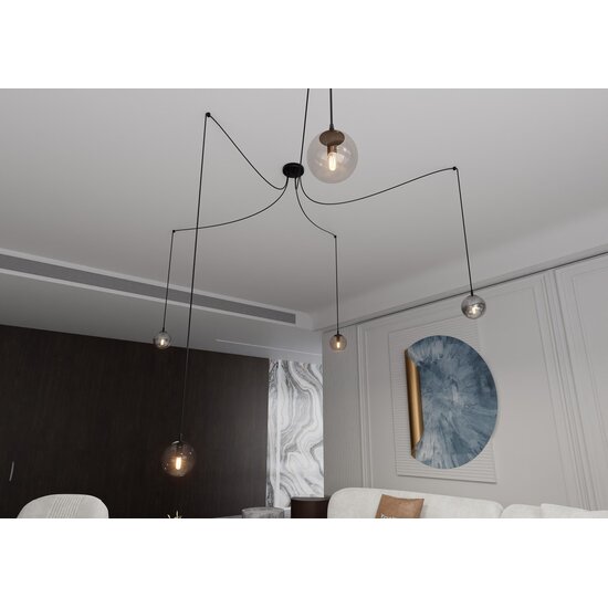 Emibig Emibig GIGI 5 BL MIX - Lampe suspendue moderne pour tous les espaces