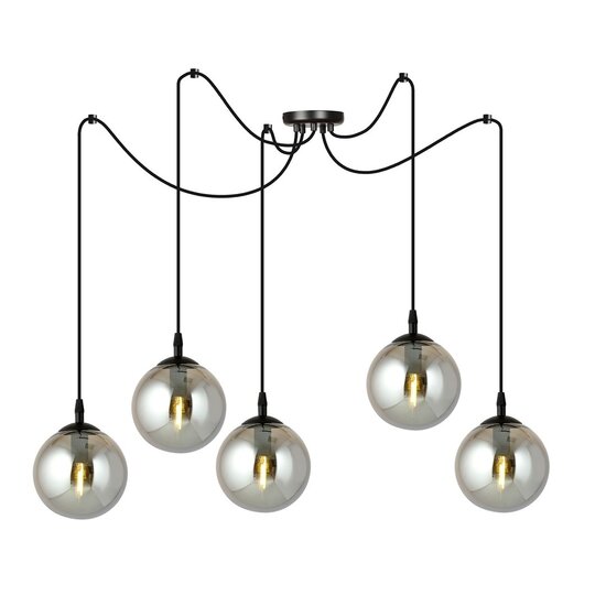 Emibig Emibig GIGI 5 BL GRAFIT - Modern pendant lamp for stylish lighting