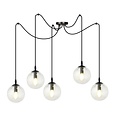 Emibig Emibig GIGI 5 BL TRANSPARENT - Moderne Pendelleuchte für jeden Raum