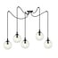 Emibig Emibig GIGI 5 BL TRANSPARENT - Lampe suspendue moderne pour tous les espaces