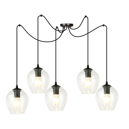 Emibig Emibig LEVEL 5 BL TRANSPARENT - Modern pendant lamp for stylish lighting