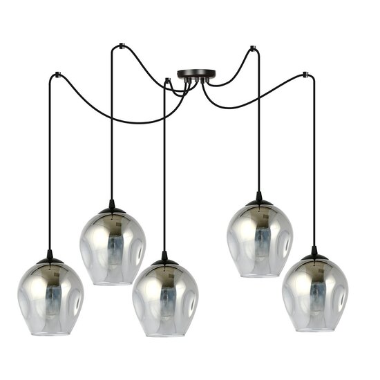 Emibig Emibig LEVEL 5 BL GRAFIT - Lampe suspendue moderne pour un éclairage stylé