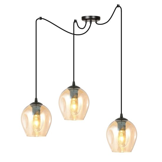 Emibig Emibig LEVEL 3 BL MIODOWY - Moderne hanglamp voor sfeervolle verlichting