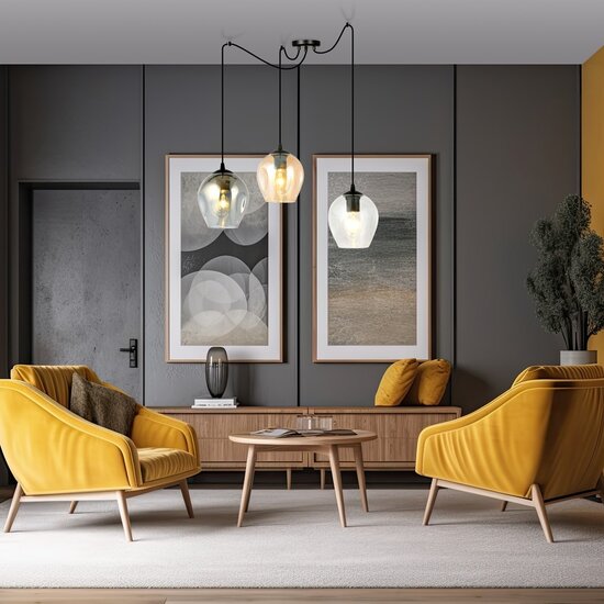 Emibig Emibig LEVEL 3 BL MIX - Lámpara colgante moderna para una iluminación elegante