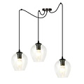 Emibig Emibig LEVEL 3 BL TRANSPARENT - Lampe suspendue moderne pour tous les espaces