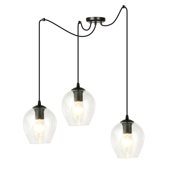 Emibig Emibig LEVEL 3 BL TRANSPARENT - Lámpara colgante moderna para cualquier espacio