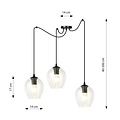 Emibig Emibig LEVEL 3 BL TRANSPARENT - Lámpara colgante moderna para cualquier espacio