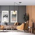 Emibig Emibig LEVEL 1 BL MIODOWY - Modern pendant lamp for stylish lighting