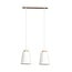 Emibig Emibig BOLERO 2 WHITE - Lampe suspendue scandinave pour un look moderne
