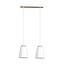 Emibig Emibig BOLERO 2 WHITE - Scandinavian pendant lamp for a modern look
