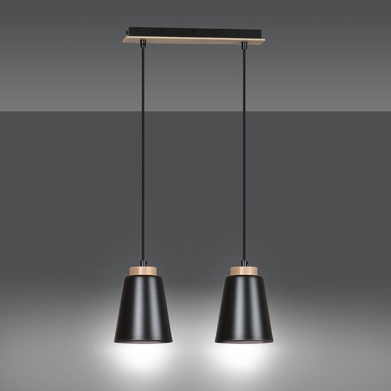 Emibig Emibig BOLERO 2 BLACK - Skandinavische Pendelleuchte für einen modernen Look