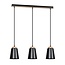 Emibig Emibig BOLERO 3 BLACK - Stilvolle skandinavische Pendelleuchte für jedes Interieur