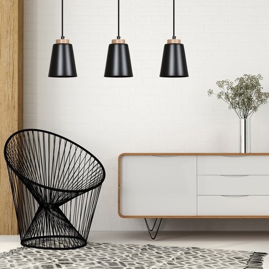 Emibig Emibig BOLERO 3 BLACK - Stilvolle skandinavische Pendelleuchte für jedes Interieur