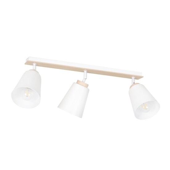 Emibig Emibig ATLAS 3 WHITE - Lámpara de techo elegante para una atmósfera escandinava