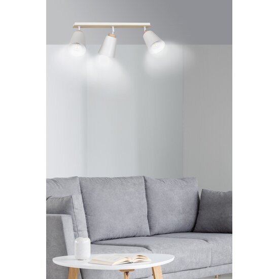 Emibig Emibig ATLAS 3 WHITE - Lampe de plafond élégante pour une ambiance scandinave