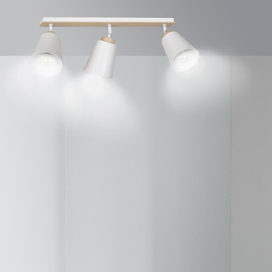 Emibig Emibig ATLAS 3 WHITE - Lámpara de techo elegante para una atmósfera escandinava