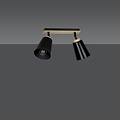 Emibig Emibig ATLAS 2 BLACK - Skandinavische Deckenlampe für jeden Raum