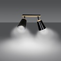 Emibig Emibig ATLAS 2 BLACK - Skandinavische Deckenlampe für jeden Raum