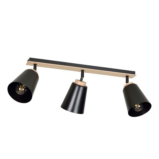 Emibig Emibig ATLAS 3 BLACK - Stylish ceiling lamp for any space