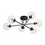 Emibig Emibig BRENDI 6B BL TRANSPARENT - Modern ceiling lamp for any space