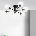 Emibig Emibig BRENDI 6B BL TRANSPARENT - Moderne plafondlamp voor elke ruimte