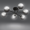 Emibig Emibig BRENDI 6B BL GRAFIT - Lámpara de techo moderna para una iluminación elegante