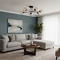 Emibig Emibig BRENDI 6B BL MIODOWY - Lámpara de techo moderna para una iluminación elegante
