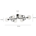Emibig Emibig BRENDI 6A BL TRANSPARENT - Lampe de plafond moderne pour un éclairage élégant