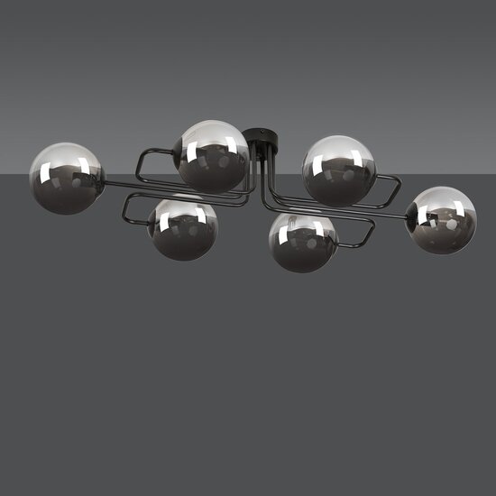 Emibig Emibig BRENDI 6A BL GRAFIT - Modern ceiling lamp for stylish lighting