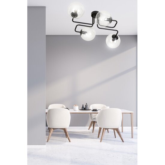 Emibig Emibig BRENDI 4 BL TRANSPARENT - Lampe de plafond moderne pour un éclairage élégant