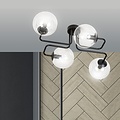 Emibig Emibig BRENDI 4 BL TRANSPARENT - Modern ceiling lamp for stylish lighting