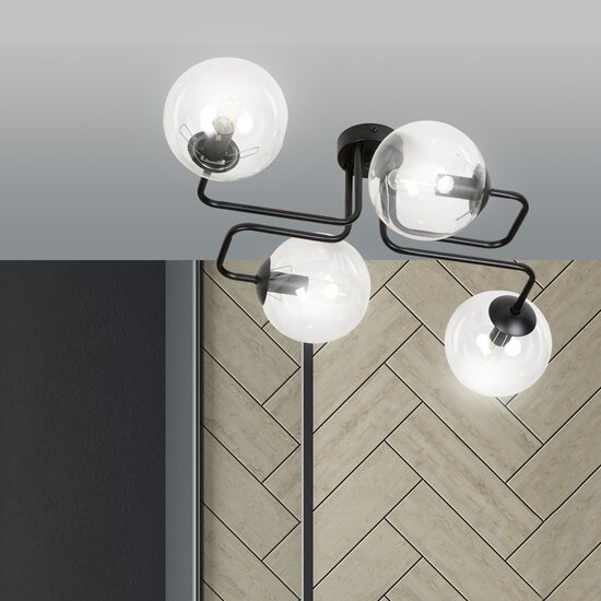 Emibig Emibig BRENDI 4 BL TRANSPARENT - Lámpara de techo moderna para una iluminación elegante