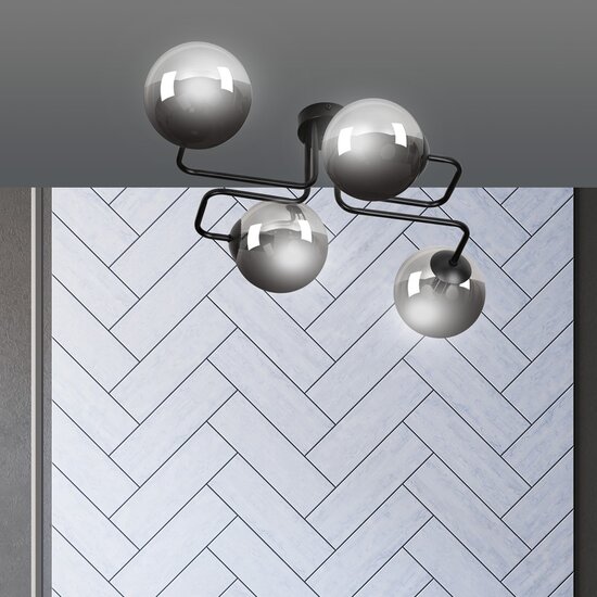 Emibig Emibig BRENDI 4 BL GRAFIT - Moderne Deckenlampe für stilvolle Beleuchtung