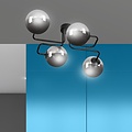 Emibig Emibig BRENDI 4 BL GRAFIT - Moderne plafondlamp voor sfeervolle verlichting